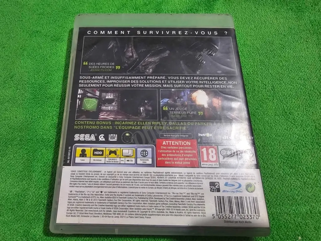 CD PS3 EN EXCELLENT ÉTAT