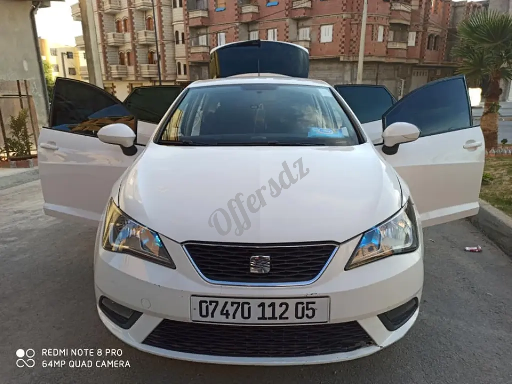 Seat ibiza fully 2012 blanc machya 179000 km 1.4 85ch essence