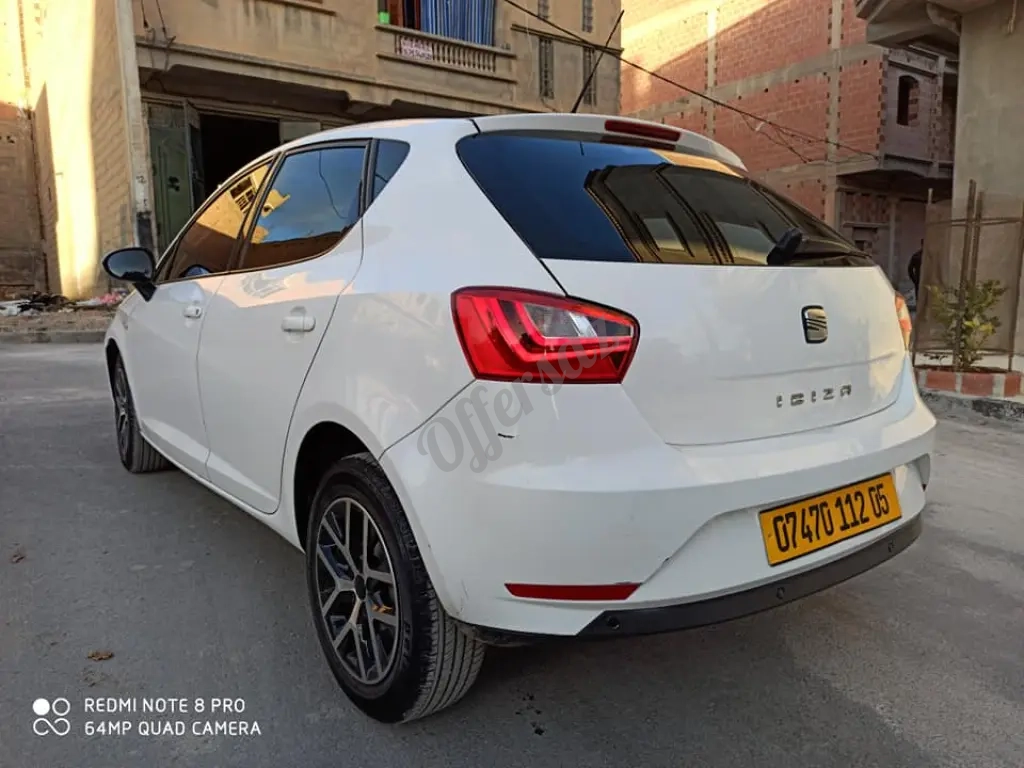 Seat ibiza fully 2012 blanc machya 179000 km 1.4 85ch essence