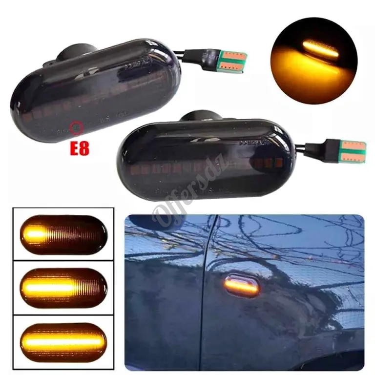 Clignotant Dynamique pour Kangoo / Clio1-2 / Espace/ Laguna / Master 2 / Megane 1 / Megane Senic /