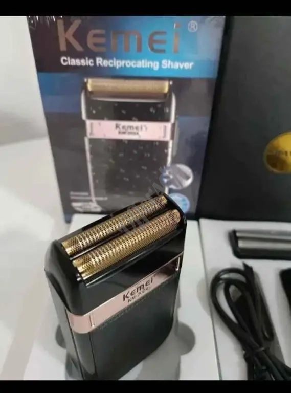 Rasoir électrique original Kemei 2024 rechargeable