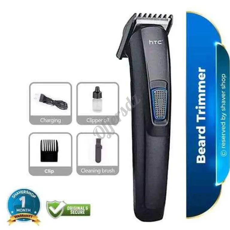 Tondeuse à barbe marque HTC rechargeable