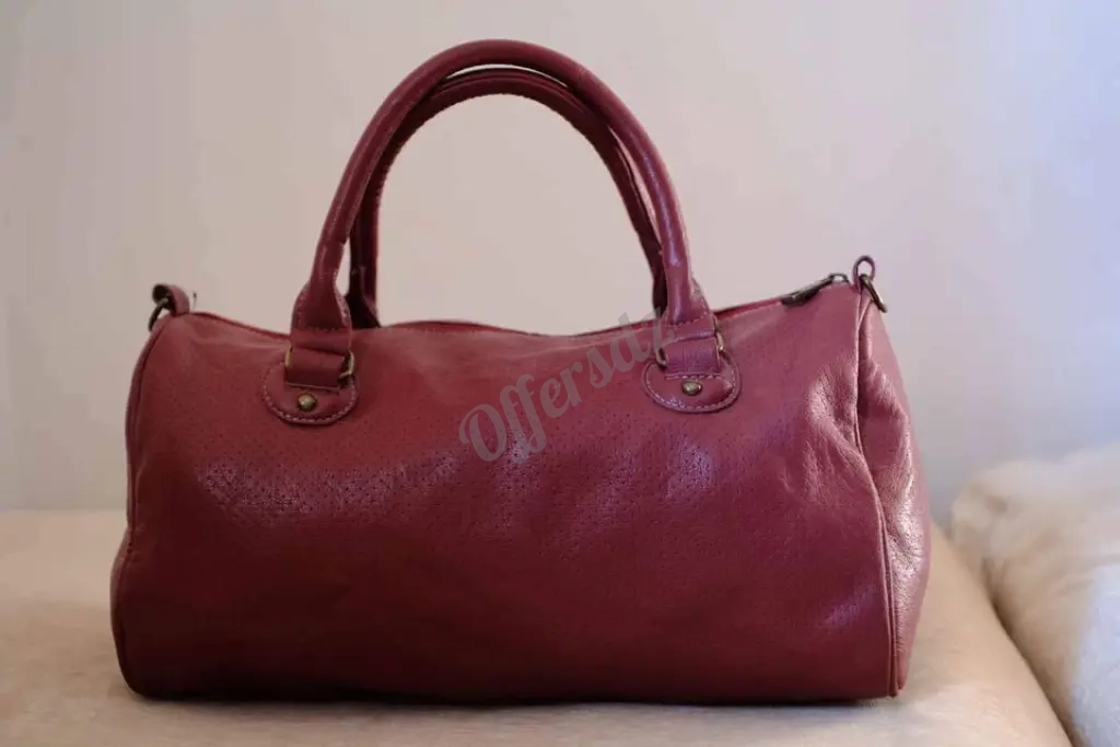 Mini Cabas en cuir véritable femmes