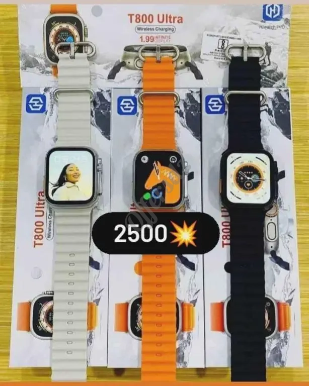 ⌚Smartwatch montre connectée ساعة ذكية T800 ultra ???? الأناقة